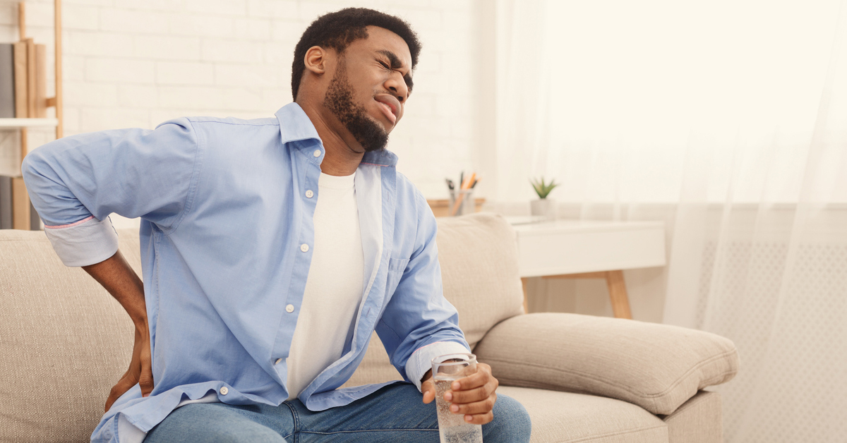 a man sitting in a room